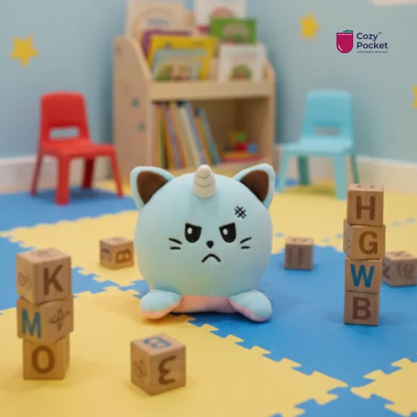 Reversible Unicorn Soft Toy also known as Mood Plushy