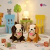 Small Dog with Bell soft toy