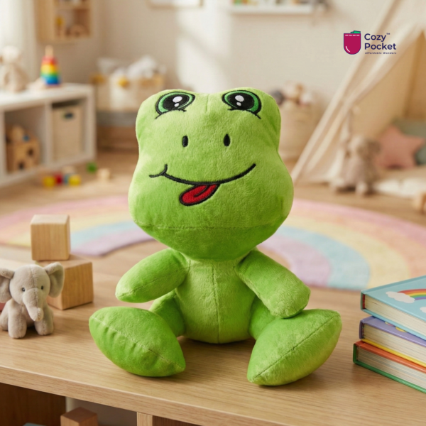 Small Green Frog Soft Toy
