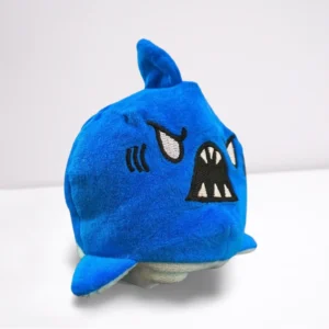Dark Blue Reversible Shark Soft Toy also known as Mood Plushy