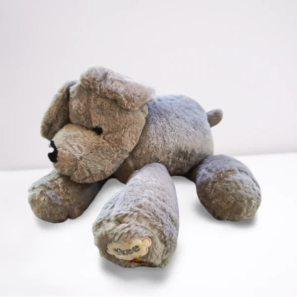 Grey Stuffed Dog