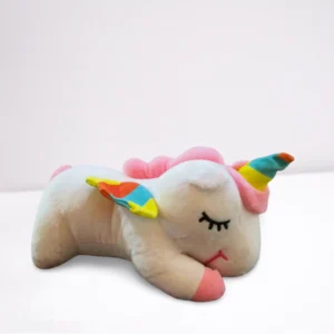Unicorn soft toy with wings