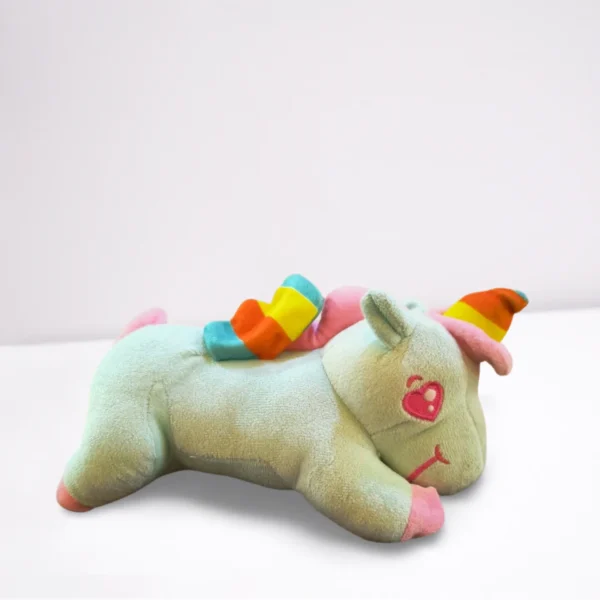 Unicorn soft toy with wings