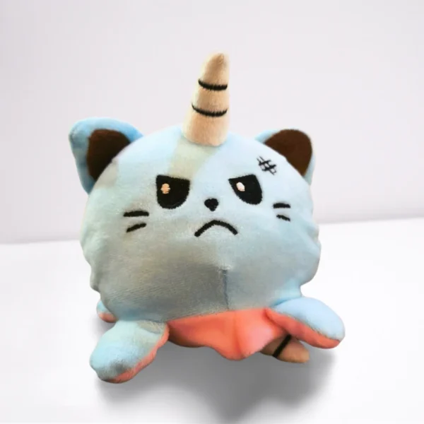 Light Blue Reversible Unicorn Soft Toy also known as Mood Plushy